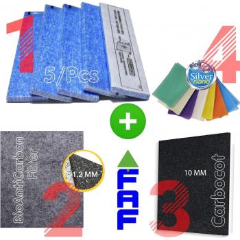 DaiKin Air Purifier Filter Set with Active Carbon and Silver Ion