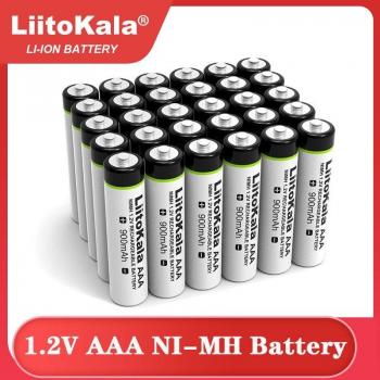 LiitoKala AAA NiMH Akku 1,2 V für Taschenlampen und Spielzeug