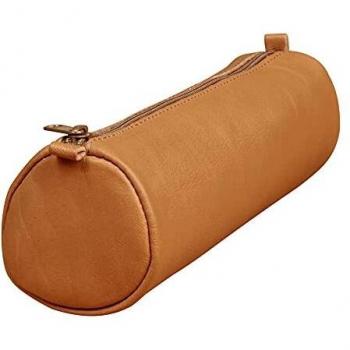 Trousse ronde Age Bag en cuir d'agneau 21 cm