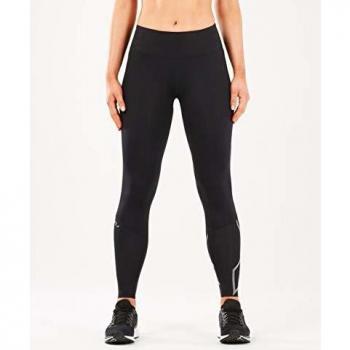 Calzamaglia 2XU Run Mid-Rise Donna, Black/Silver Reflective, XS