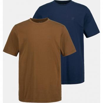 T-shirt basic uomo 4XL marrone cotone JP1880
