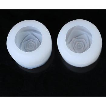 2 Pack Rose Silicone Ice Tray for DIY Ice Cubes