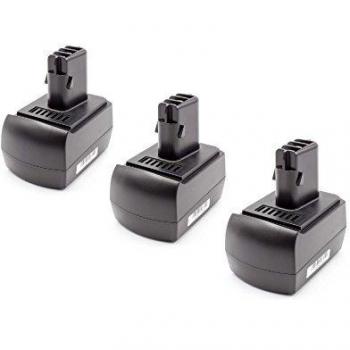 Set di 3 Batterie VHbw NiMH 12V 1500 mAh Metabo Compatibile