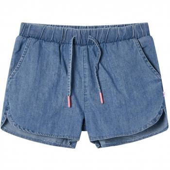 VidaXL Kids' Blue Denim Shorts Size 128