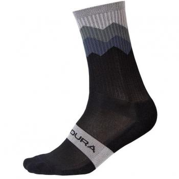 Calzini Endura Jagged L/XL Nero/Grigio