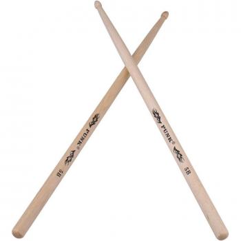 2Pcs American Classic Hickory 5A Drum Sticks with Wood Tips