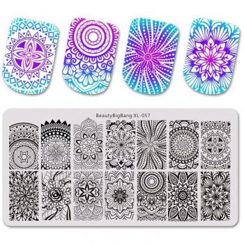 Nail Stamping Plate 6*12cm XL-057