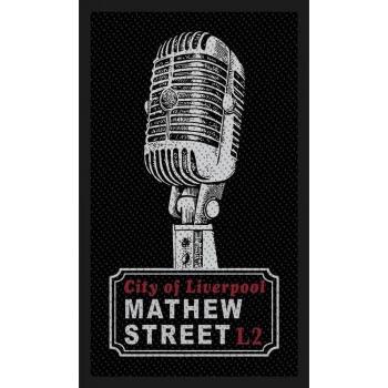 Tapis Rock Off Mathew St Mic Standard Patch Ville de Liverpool