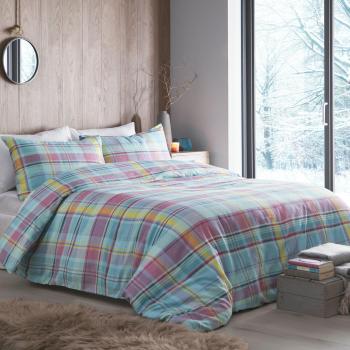 Applecross Check Brushed Cotton Duvet Cover Set