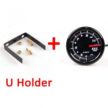 KET 2 52mm Universal Abgas Temperaturmesser EGT mit 7-farbigem LED-Display und Sensor