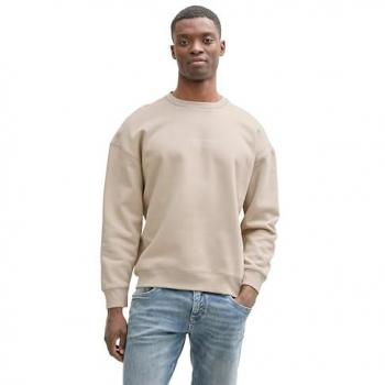 TOM TAILOR Herren Sweatshirt, relaxed, grau, Gr. L