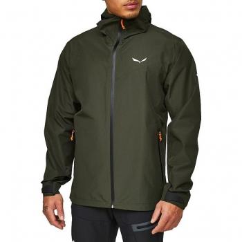 Salewa Puez Aqua 4 – Veste à capuche homme vert foncé, taille XXL