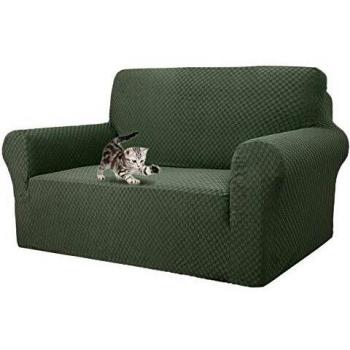 MAXIJIN Pet Friendly Sofa Covers for 2 Seater, Non Slip Couch Cover