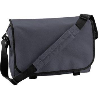 Bagbase Adjustable Messenger Bag (Graphite, One Size)