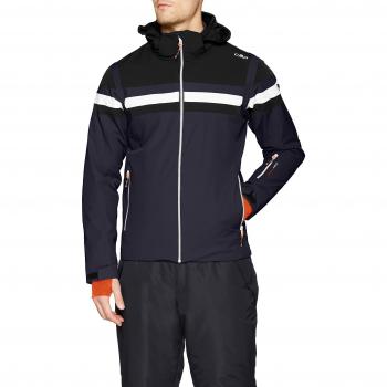 CMP Herren Skijacke 20000 PFC‑Free (wattiert) – Antracit 46