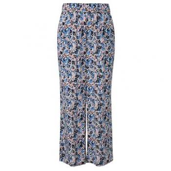 S.Oliver Weite Stoffhose mit Print