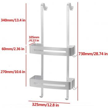 Bathroom Shampoo Storage Shelf
