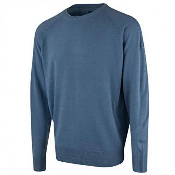 Blauer Herren-Raglan-Golfpullover „Island Green“ – M