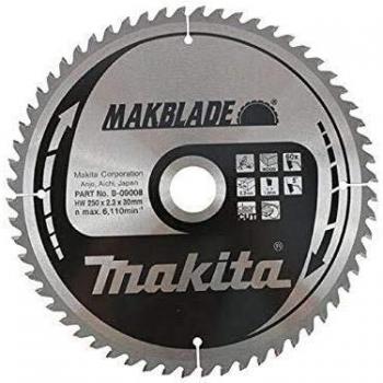 Makita B-08997 Sägeblatt TCT – 305 mm Länge, 2,3 mm Breite, 30 mm Durchmesser – 5° –