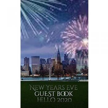 New Years Eve  skyline blank   guestbook hello  2020 NYC creative journal