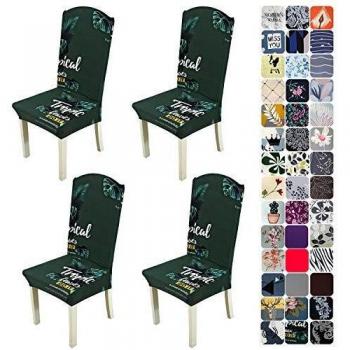 Tavie Tropical Green Dining Cover Kit – 4 Chairs
