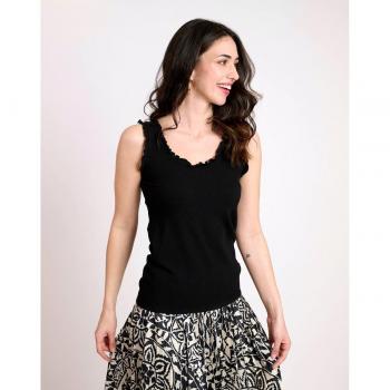 Top de Mujer con Volantes y Tirantes