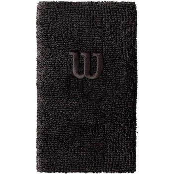 Muñequera Wilson Negra Extra Ancha