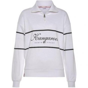 KangaROOS Damen Sweatshirt mit Logo-Print