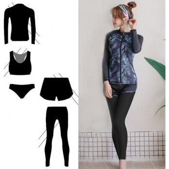 Protector de cuerpo completo con bikini “Escudo Solar”