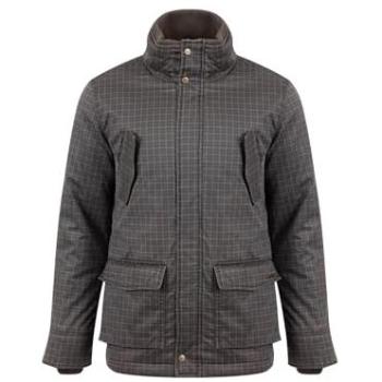 XL Thunderman Printed Wadded Field Jacket – Brown