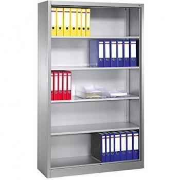 Büroregal C+P, Stahl, 4 Fachböden