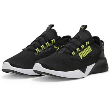 Puma Retaliate 2 Eco‑Style Running Shoes – Black, Ocean Tropic & Lime Powder Palette – UK 7 (Men/Women)
