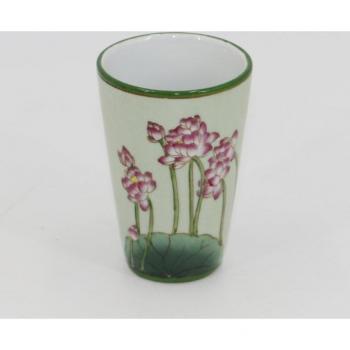 Vaso de Dientes de Porcelana Artística
