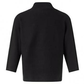 Comma Strickpullover mit Stehkragen, Größe 36