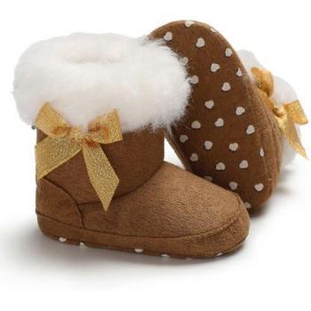 Kids Pure Color Cotton Crib Shoes