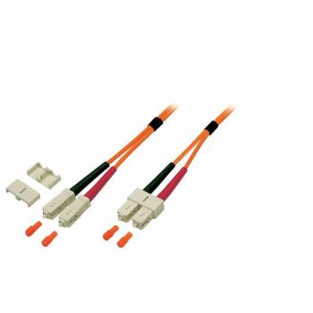 EFB-Elektronik Duplex Jumper SC-SC 62,5/125µ, OM1, LSZH, orange, 3.0mm, 1m