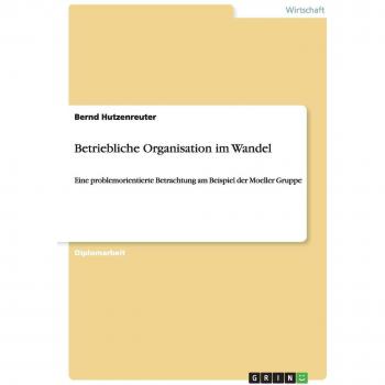 Betriebliche Organisation im Wandel: Eine problemorientierte Betrachtung am Beispiel der Moeller Gruppe