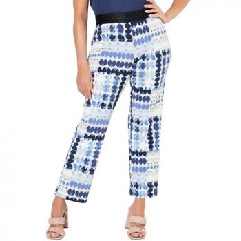 Ulla Popken große Größen Schlupfhose Sienna, Kreise Design