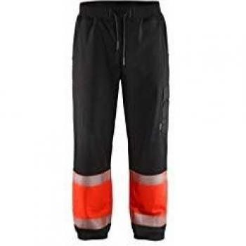 Pantalon de survêtement Blaklader haute visibilité noir/rouge taille L