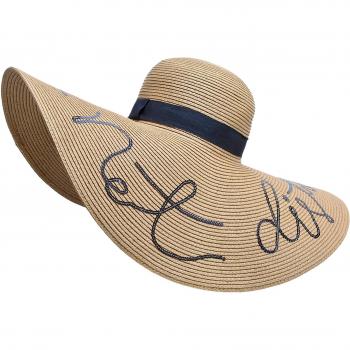 Flexible Wide Brim Straw Hat for Women, 6.7 Derby Style A429