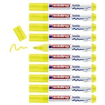 Edding 4500 Textil-Filzstift Neongelb