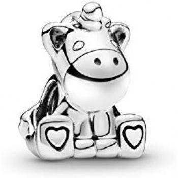 Pandora Women's Sterling Silver Unicorn Charm, No Gemstone