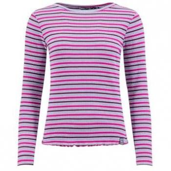 Pink Ribbed Long Sleeve Shirt – Size 20 Women’s