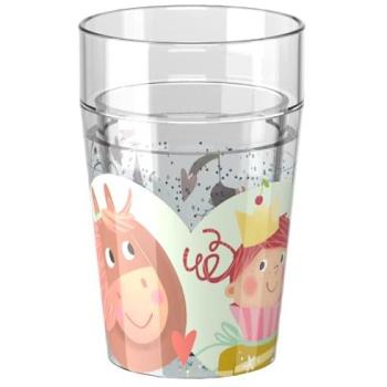 Becher glitterato Principessa e Cavallo per bambini HABA