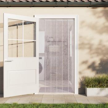 VidaXL Door Curtain Transparent 300 mm x 2.6 mm 25 m PVC