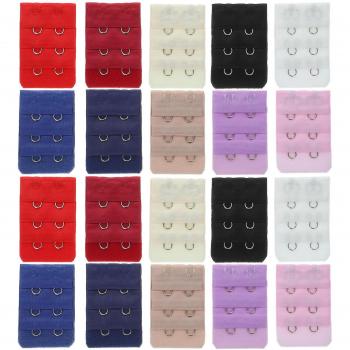 Élastiques de Renforcement Bra Noir 20 unités