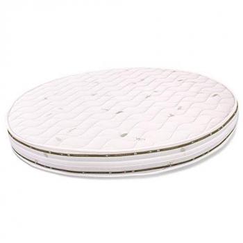 MiaSuite Sogni Italiani: Materasso Rotondo 210 cm, 20 cm, WaterFoam Ortopedico Anallergico