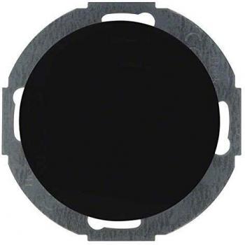 Black Glossy Cover Plate with Central Element