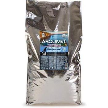 Arquivet Nourriture pour Chats Stérilisés, Poisson Blanc et Thon, 10 kg
