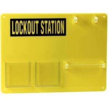 Brady Safety Lockout Tafel – Gelbe Acrylschicht 393 × 292 mm